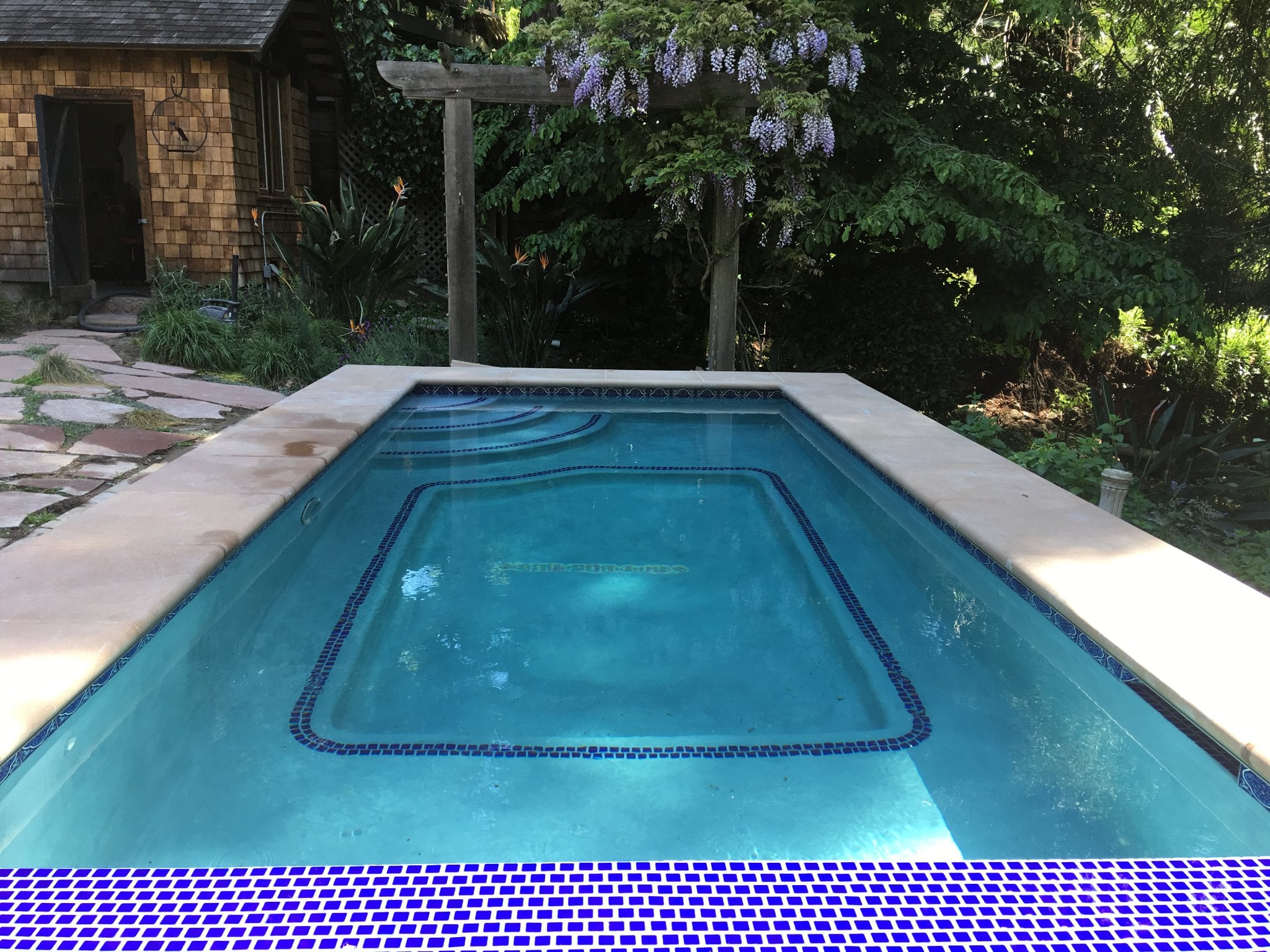 Backyard pool — California