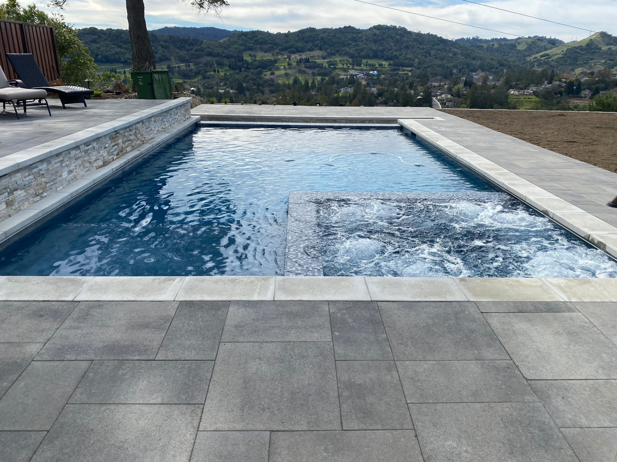 Pool and spa combination
